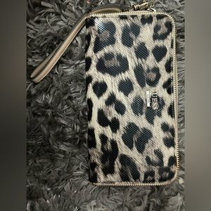 Guess Leopard print wallet-New